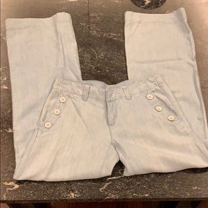 Light wash modern Trouser LOFT